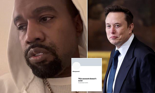 Elon Musk confirms Kanye West’s Twitter ban following a series of inflammatory posts targeting celebrities and making racist remarks