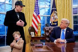 Elon Musk’s Son Little X Whispers to Donald Trump in the Oval Office Sparking Speculation About His Words