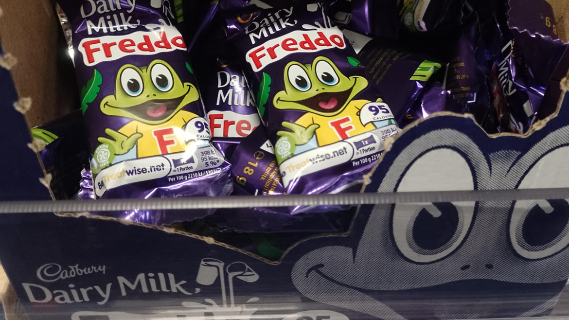 Fans of the childhood favorite Freddo chocolate bar slam skyrocketing price as WHSmith in Carlisle sells it for £1 amid economic struggles