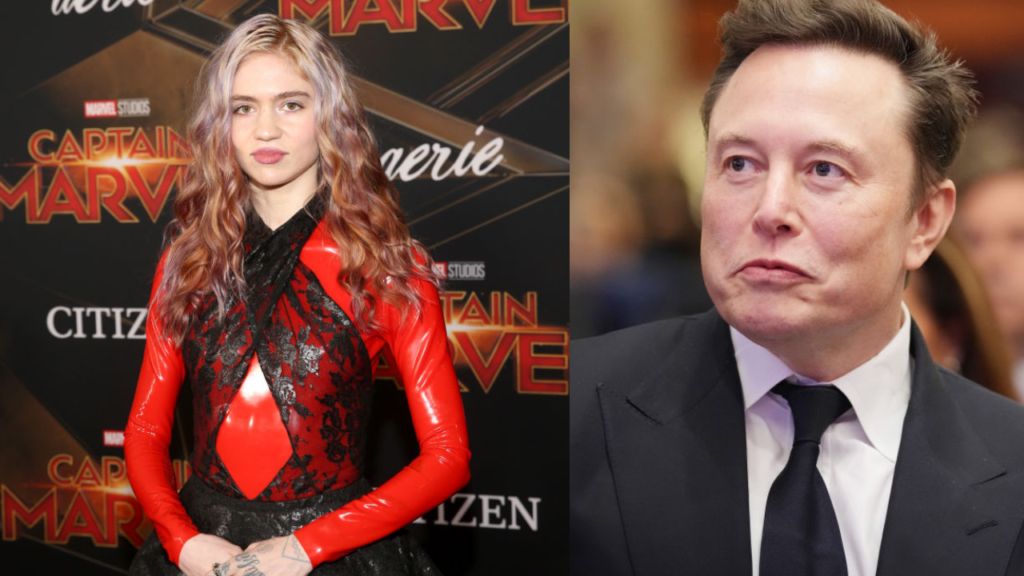 Grimes and Elon Musk