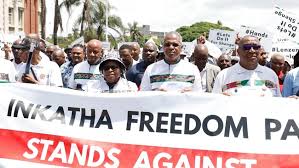 IFP Members Protest the Closure of Ithala Bank in Durban Over Concerns for the Legacy of Prince Mangosuthu Buthelezi