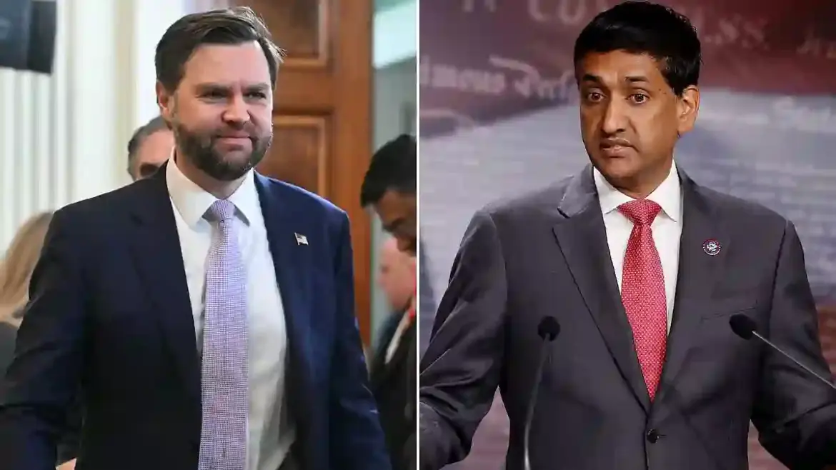 Vice President JD Vance clashes with Congressman Ro Khanna in heated online debate over rehiring of controversial staffer linked to racist posts