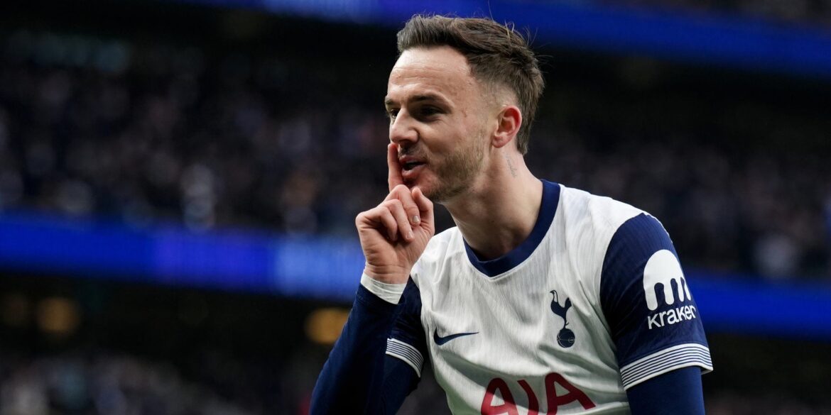 Tottenham star James Maddison scores early stunner and delivers pointed celebration after Roy Keane’s comments in victory over Manchester United