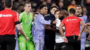 Jude Bellingham’s Outburst Leads to Controversial Red Card in Real Madrid’s 1-1 Draw Against Osasuna at El Sadar