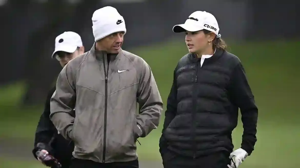 Kai Trump Joins Rory McIlroy for a Rainy Practice Round at Torrey Pines Ahead of the Genesis Invitational in La Jolla