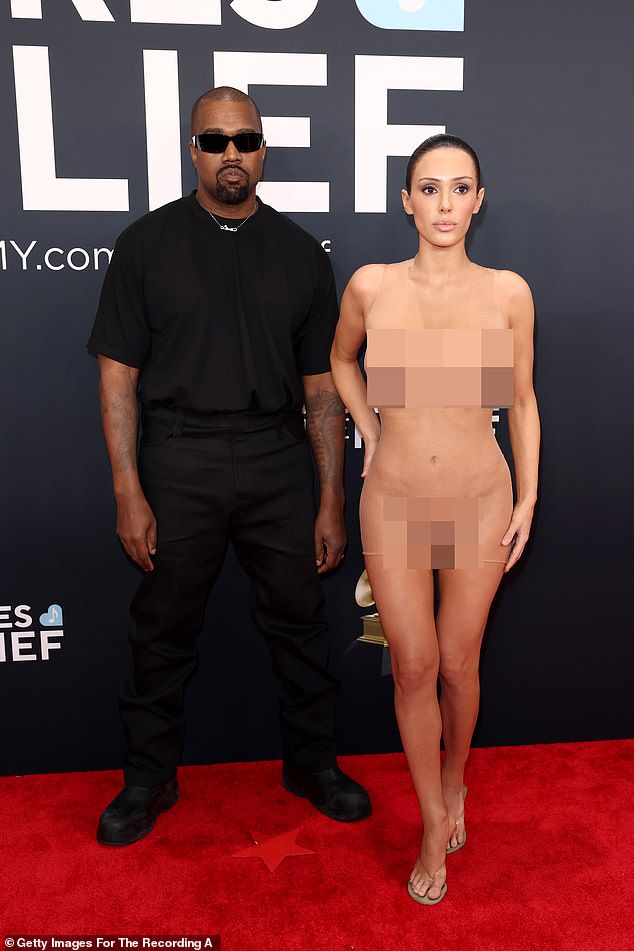 Kanye West sparks controversy as he claims Bianca Censori needs his approval for outfits while addressing backlash over shocking Grammys appearance