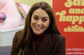 Kate Middleton visits prison mother and baby unit in Cheshire to highlight the importance of early childhood development