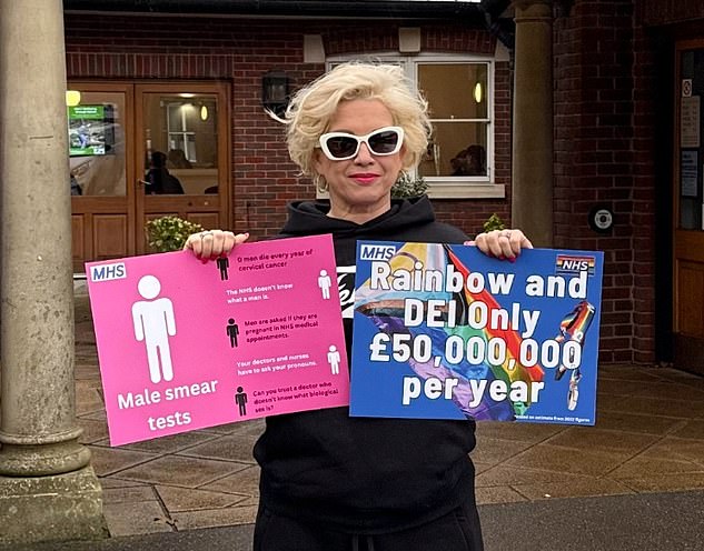 Women’s rights activist Kellie-Jay Keen faces NHS lawsuit over gender-critical protest posters in England