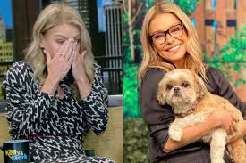 Kelly Ripa Breaks Down in Tears Over the Loss of Her Beloved Dog Chewie During Live Show in New York