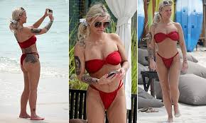 Kerry Katona Celebrates Her Two-Stone Weight Loss in a Red Bikini During First Solo Valentine’s Day in Thailand Following Her Split From Ryan Mahoney