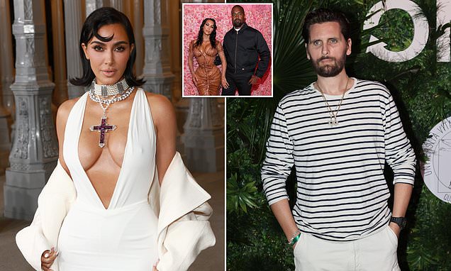 Kim Kardashian faces backlash from Scott Disick for not condemning Kanye West’s offensive remarks spreading controversy in Hollywood