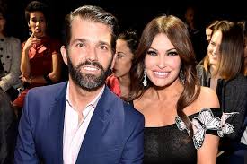 Kimberly Guilfoyle shares a cryptic Valentine’s Day message as Donald Trump Jr. and his new girlfriend Bettina Anderson celebrate in style