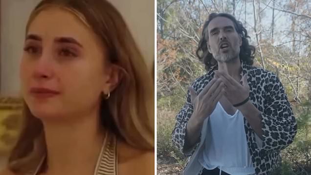 Russell Brand tells OnlyFans model Lily Phillips she is a child of God and offers her protection in an unusual interview on his Rumble channel