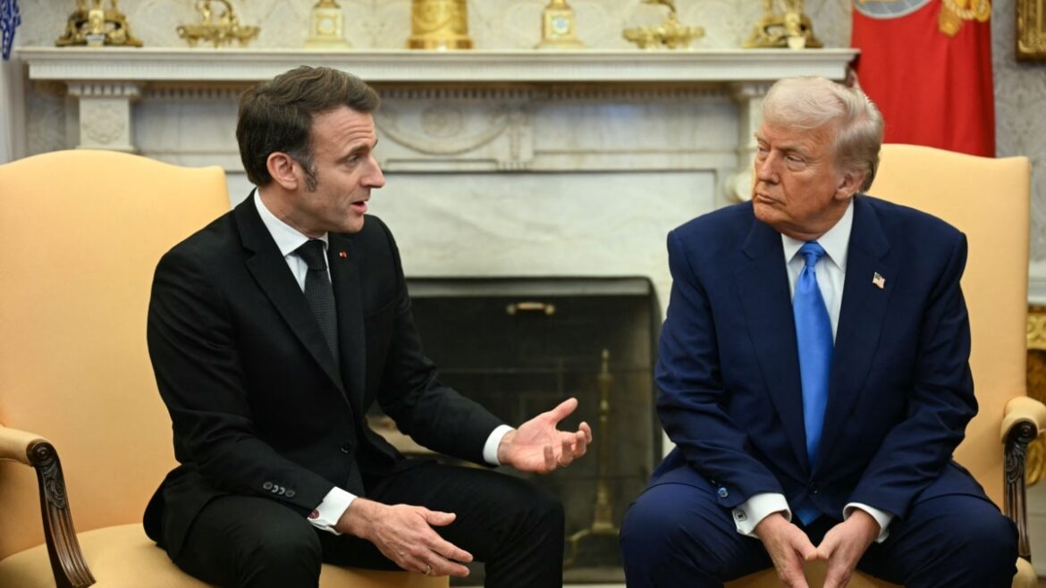 Macron and Starmer confront Trump at White House over concerns about Ukraine peace talks favoring Russia