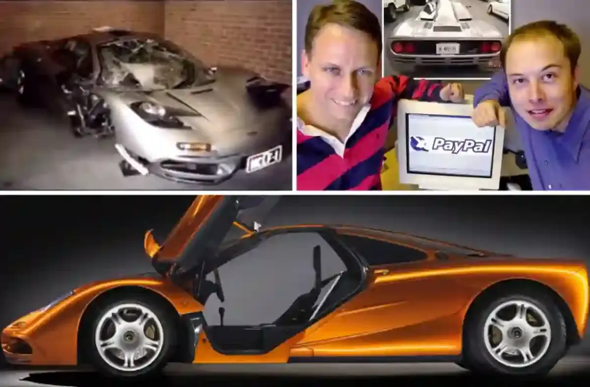 Elon Musk Purchases Iconic McLaren F1 in 1999 to Celebrate His Growing Success After Selling Zip2 in California