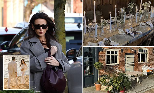 Michelle Keegan Shares Pictures of a Beautifully Planned Surprise Baby Shower Brunch in Mobberley, Hosted by Her Close Friends in Celebration of Her First Child with Mark Wright