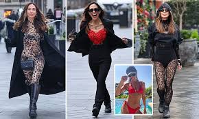 Myleene Klass Shows Off Bold New Fashion Looks in London as She Embraces Chic Street Style and Edgy Ensembles