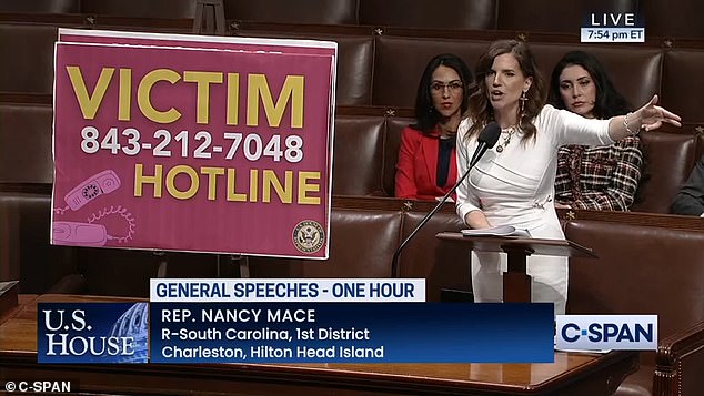 Nancy Mace stuns Congress with explosive allegations of sexual abuse and hidden recordings while accusing law enforcement of inaction in South Carolina