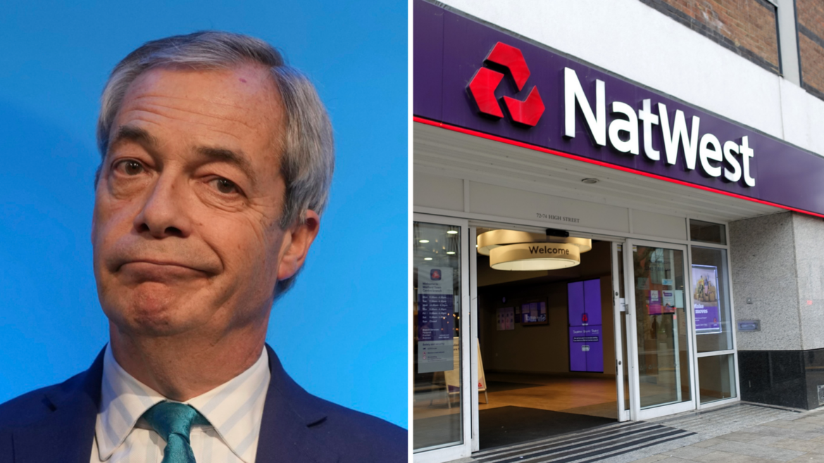 Nigel Farage considers filing criminal charges against NatWest in London after being debanked by Coutts in a high-profile banking scandal