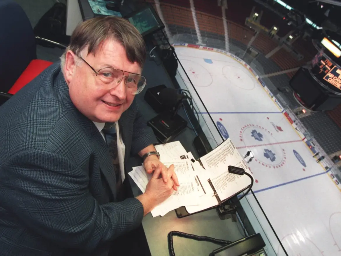 Paul Morris who was the legendary Toronto Maple Leafs PA announcer and longtime voice of the team dies at 86 after a lengthy illness in Ontario