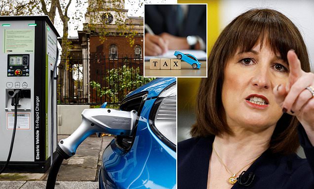 Rachel Reeves faces urgent call to fill £8 billion Treasury gap as fuel duty revenue plummets with rise of electric cars in the UK