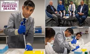 Rishi Sunak Supports Daily Mail’s Campaign for Nationwide Prostate Cancer Screening After Personal Experience with Friends Battling the Disease in the UK