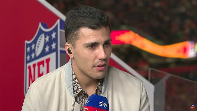 Manchester City midfielder Rodri shares insights on his rehabilitation journey during surprise appearance at Super Bowl LIX in Caesars Superdome