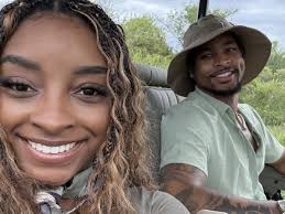 Simone Biles and Jonathan Owens Enjoy a Belated Honeymoon in South Africa While Exploring the Safari