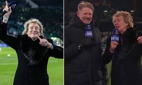 Sir Rod Stewart Delivers Hilarious Interviews Ahead of Celtic’s Champions League Clash With Bayern Munich at Celtic Park