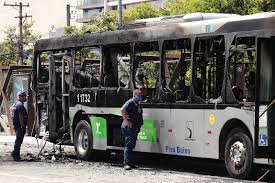 Small Plane Crashes Into City Bus in Sao Paulo While Attempting Emergency Landing on Busy Street