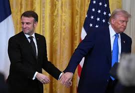 Social Media Users Express Concern Over Donald Trump’s Bruised Hand During Meeting With Emmanuel Macron at the White House