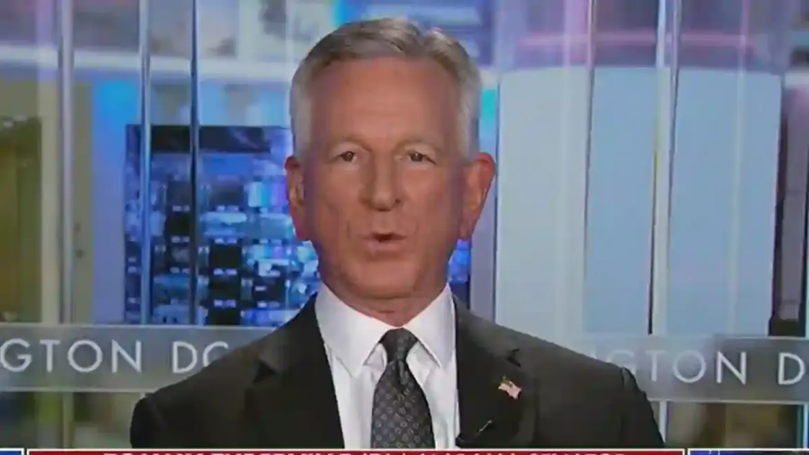 Senator Tommy Tuberville sparks controversy with Pentagon budget remarks and suggests turning the five-sided building into a three-sided trigon