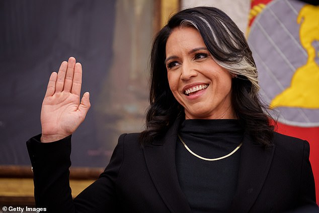 Tulsi Gabbard embraces her silver streak as a powerful symbol of sacrifice and leadership while stepping into her role as National Intelligence Director in Washington DC