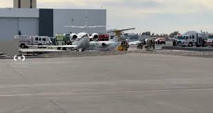 Two Private Jets Collide on Scottsdale Airport Runway as Emergency Crews Arrive to Assess the Damage in Arizona