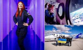 Ukrainian Woman Lina Borozdina Fulfills Lifelong Dream of Going to Space After Years of Struggles and Sacrifices in the United States