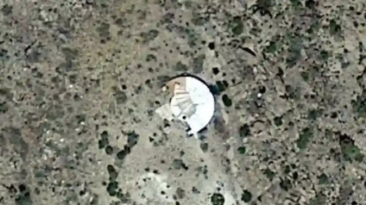 Strange White Disc Discovered in the Mountains of New Mexico Sparks Online Speculation About UFO or Military Testing