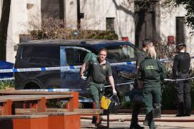 A woman dies and two others are injured after a van crashes into pedestrians on The Strand in London