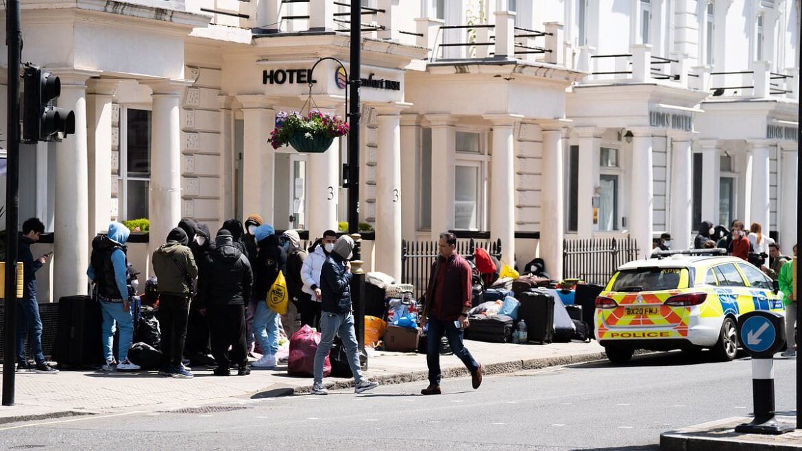 Labour struggles to reduce asylum hotel dependency as over 38,000 migrants remain housed at taxpayer expense across the UK