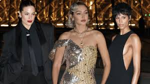 Celebrities and Supermodels Dazzle at the Star-Studded Louvre Museum Gala Dinner in Paris Fashion Week Kickoff