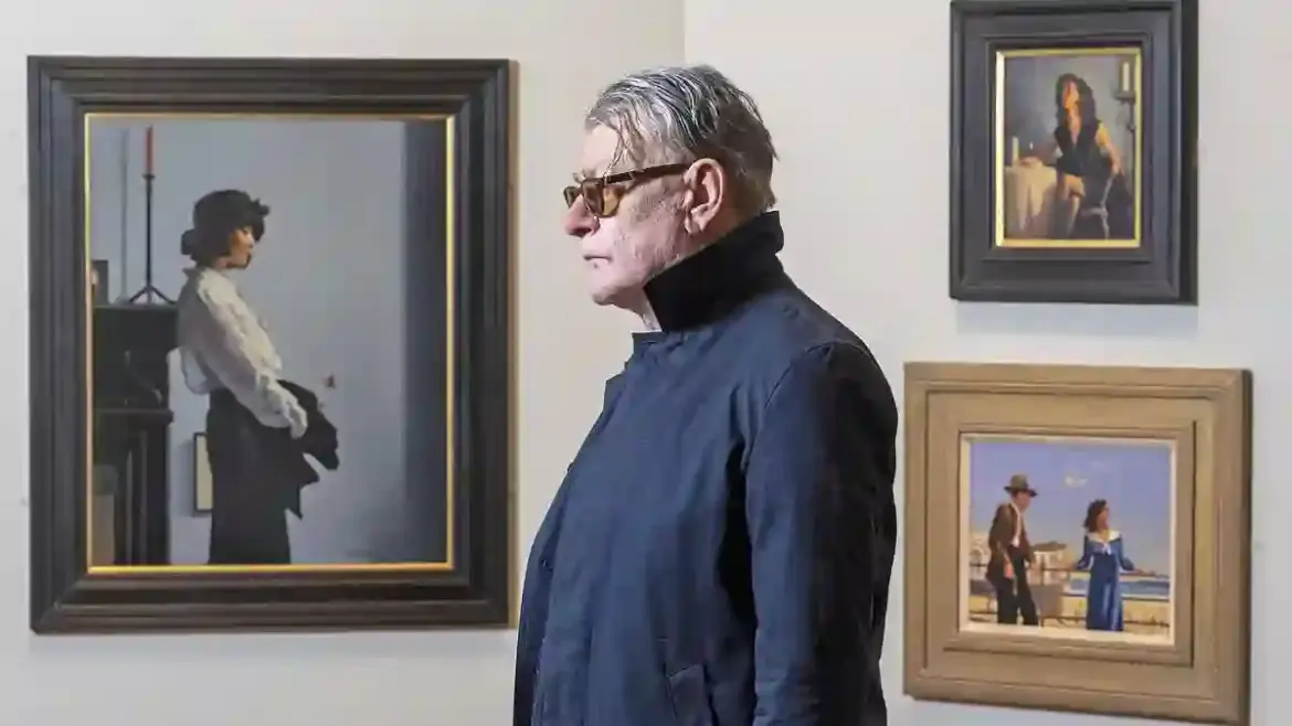 Famous Scottish artist Jack Vettriano dies in France at 73 after a career that saw The Singing Butler become a record-breaking masterpiece