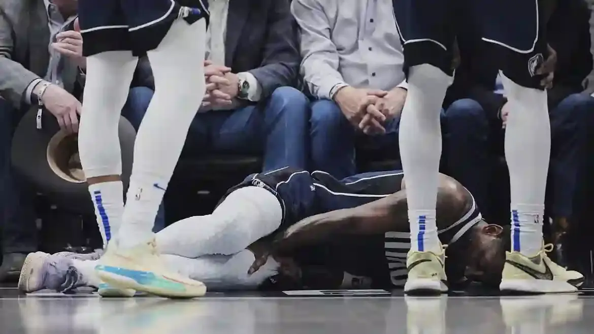 Dallas Mavericks star Kyrie Irving ruled out for the season with torn ACL after painful non-contact injury against Sacramento