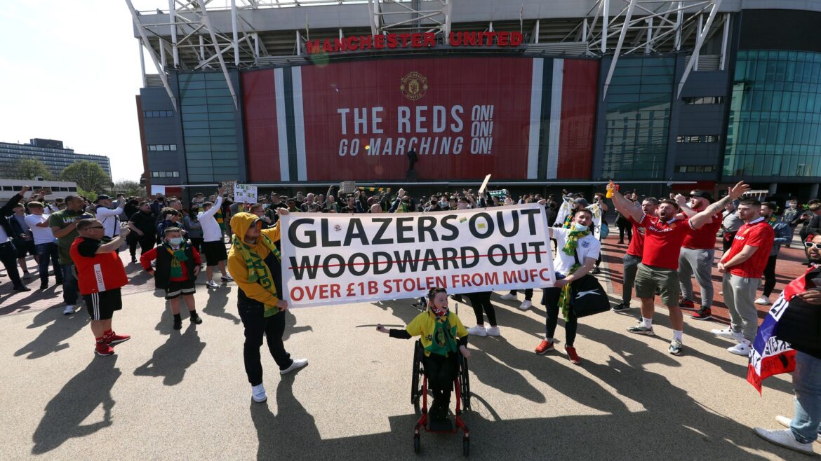 Manchester United fans announce major protest at Old Trafford accusing Glazers of destroying club’s legacy with debt and mismanagement