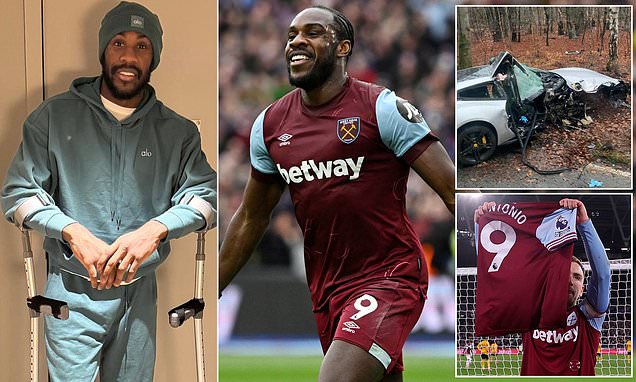 Michail Antonio makes emotional return to London Stadium as West Ham fans prepare grand tribute after his life-threatening car crash