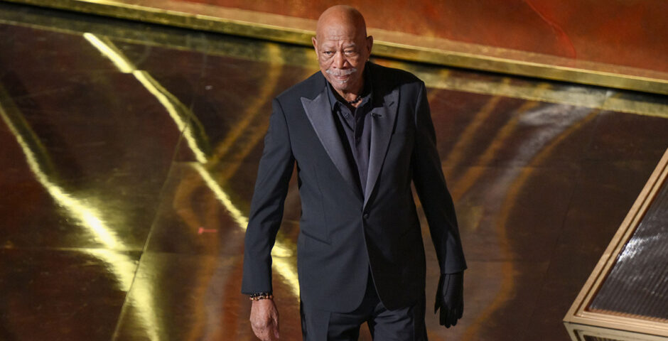 Morgan Freeman captivates audiences at the 2025 Oscars with emotional tribute to Gene Hackman while social media buzzes over his mysterious black glove