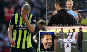 Rio Ferdinand takes a playful jab at Erling Haaland as Manchester City suffers shocking 1-0 loss to Nottingham Forest at the City Ground