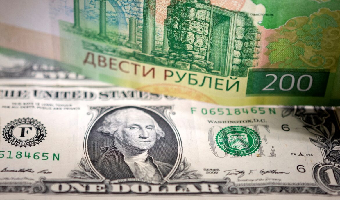 Russian Central Bank cuts US dollar exchange rate while ruble gains strength after diplomatic talks between Russia and the United States