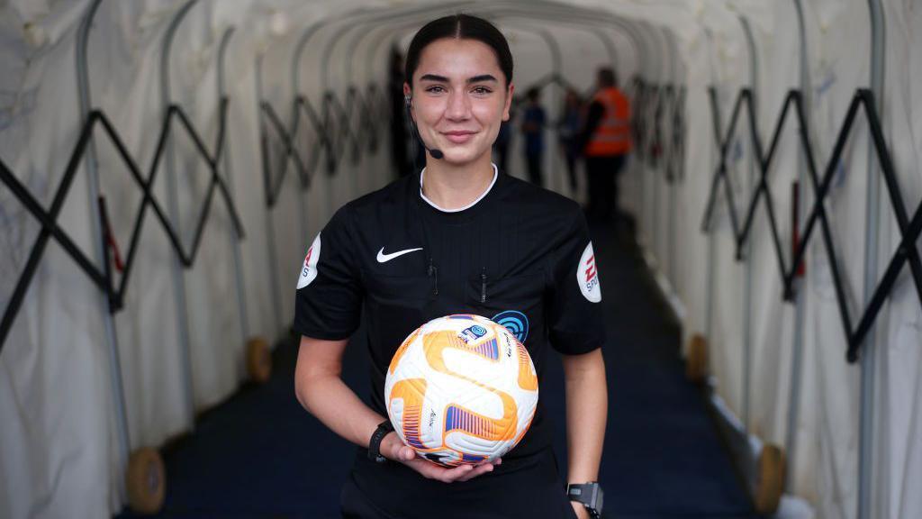 Football referee Sophie Dennington reveals rigorous training schedule that helps her stay fit for officiating high-stakes matches across the UK