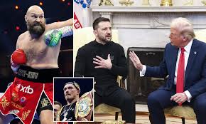 Tyson Fury Supports Donald Trump Amid Heated Oval Office Confrontation with Ukraine President Volodymyr Zelensky at the White House