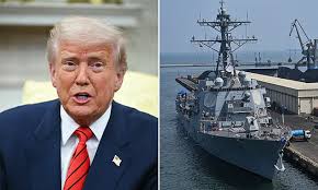 USS Gravely shifts from Middle East combat to U.S. southern border patrol as Trump intensifies security measures against drug cartels and illegal immigration