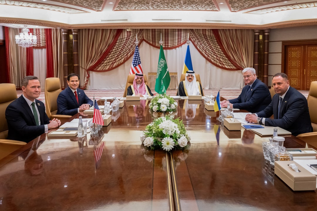 Ukraine and US hold four-hour diplomatic meeting in Saudi Arabia to address war strategy and future relations